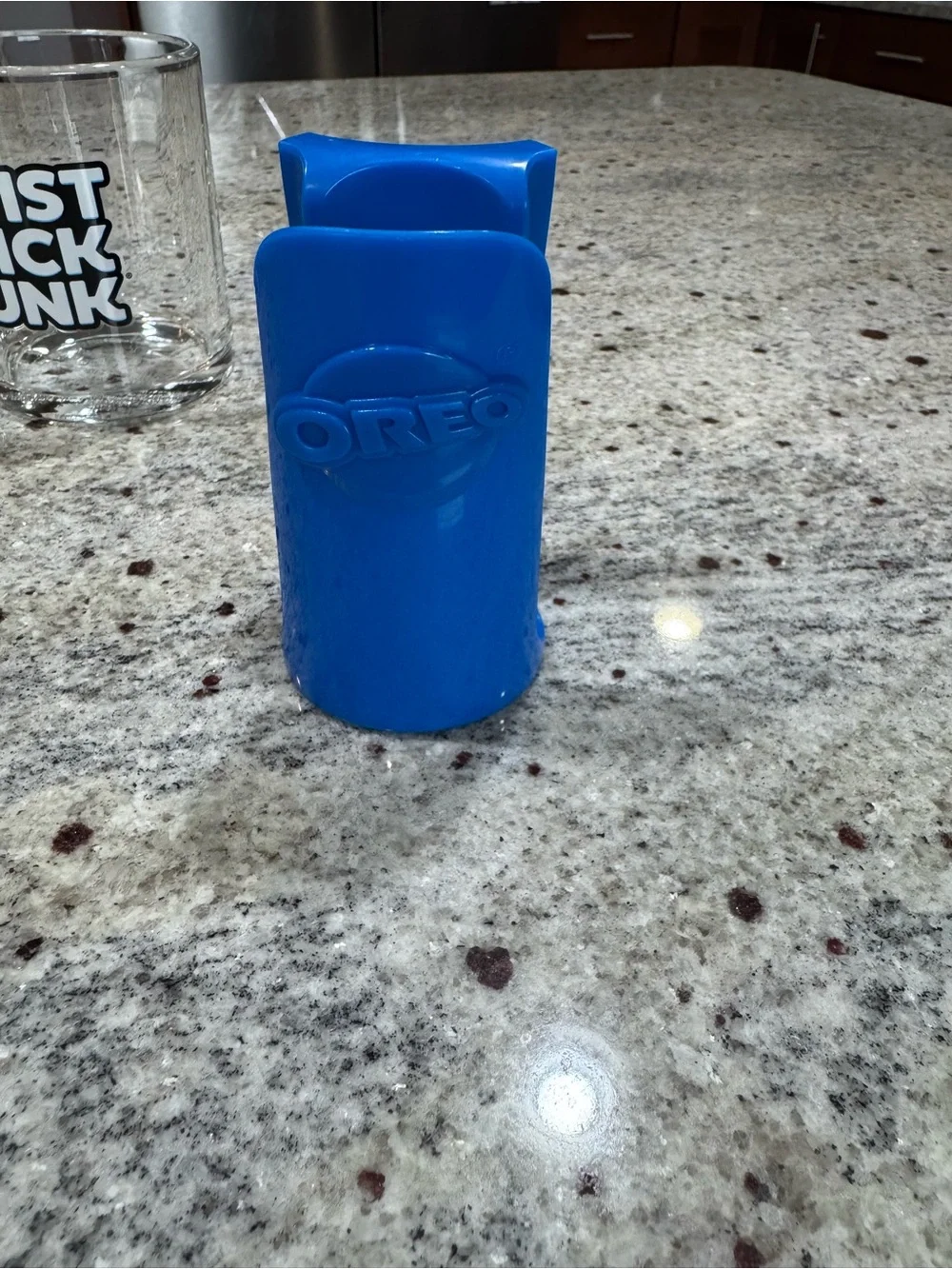 Dunking Glass Mug Set with Blue Cookie Holder - Oreo Brand